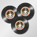 Search for vinyl coasters Black