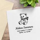 Search for bear rubber stamps Cute
