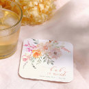 Search for floral coasters Baby in bloom