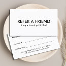 Search for eyelash referral cards Refer a friend