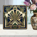 Search for navy geometric tiles Vintage