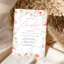 Search for blush floral bridal shower invitations Bohemian