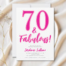 Search for 70 and fabulous Elegant birthday party