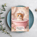 Search for bubble bath cards Cat