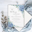 Search for hydrangea anniversary invitations Watercolor