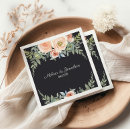 Search for pastel floral napkins Peach