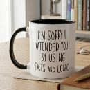 Search for logic mugs Funny quote