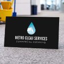 Search for commercial cleaning business cards Janitorial service