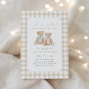 Search for bearly wait gender reveal invitations Teddy bear