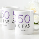 Search for 50th birthday party mugs Minimalist