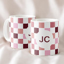 Search for burgundy plaid mugs Gingham