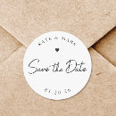 Search for modern save the date stickers Simple
