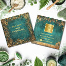 Search for green emerald gold business cards Beauty salon