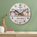 Search for light wood clocks Photo collage