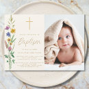 Search for blue cross christening invitations Wildflowers