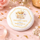 Search for sweet sixteen badges Floral birthday