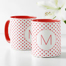 Search for red polka dot mugs Trendy