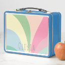 Search for retro rainbow lunch boxes Vintage