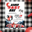 Search for fast one birthday invitations Little champion speedster