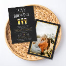 Search for love beer invitations Cheers to love