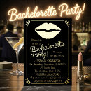 Search for glam hens party invitations Lips