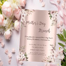 Search for mothers day dinner invitations Floral