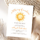 Search for sunshine invitations Little ray of sunshine