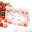 Search for strawberry thank you cards Berry sweet