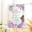 Search for purple and silver invitations Floral