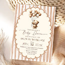 Search for brown bear invitations Stripes