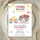 Search for monster truck birthday Young wild and three
