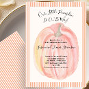 Search for little pumpkin shower invitations Gender neutral