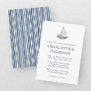 Search for sailing wedding invitations Simple minimal