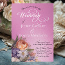 Search for pink and silver invitations Watercolor