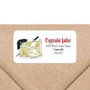 Search for treasure return address labels Map