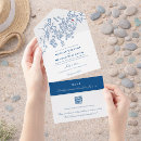 Search for bar code invitations Navy blue