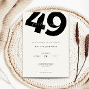 Search for 49th birthday invitations Elegant