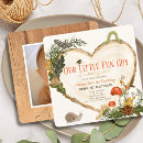 Search for fall leaves birthday invitations Mushroom