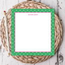 Search for green notepads Polka dots