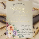 Search for flower wedding invitations Watercolor