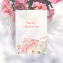 Search for elegant floral baby shower invitations Watercolor
