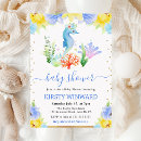 Search for seahorse baby shower invitations Gender neutral