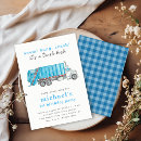 Search for garbage truck party invitations Dump everything