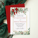 Search for winter greenery invitations Rustic