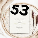 Search for 53rd birthday invitations Elegant