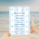 Search for turning 13 invitations Summer beach party