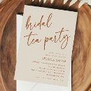 Search for autumn bridal tea party invitations Rustic