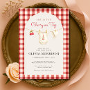 Search for red plaid invitations For her