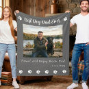 Search for dad photo blankets Dog lover