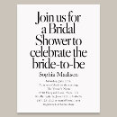 Search for bold bridal shower invitations Retro